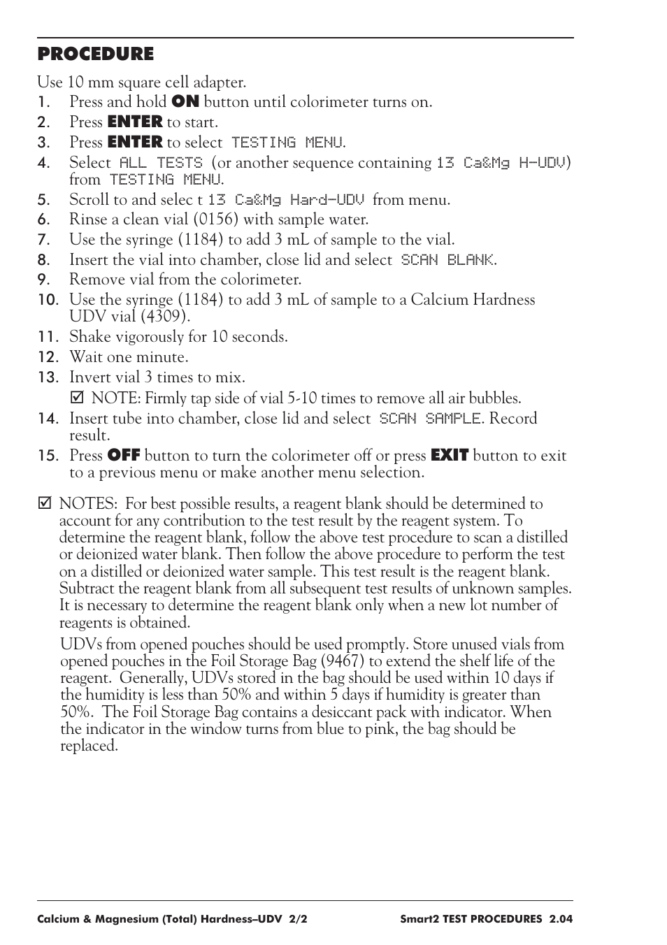 LaMotte SMART 2 User Manual | Page 86 / 258