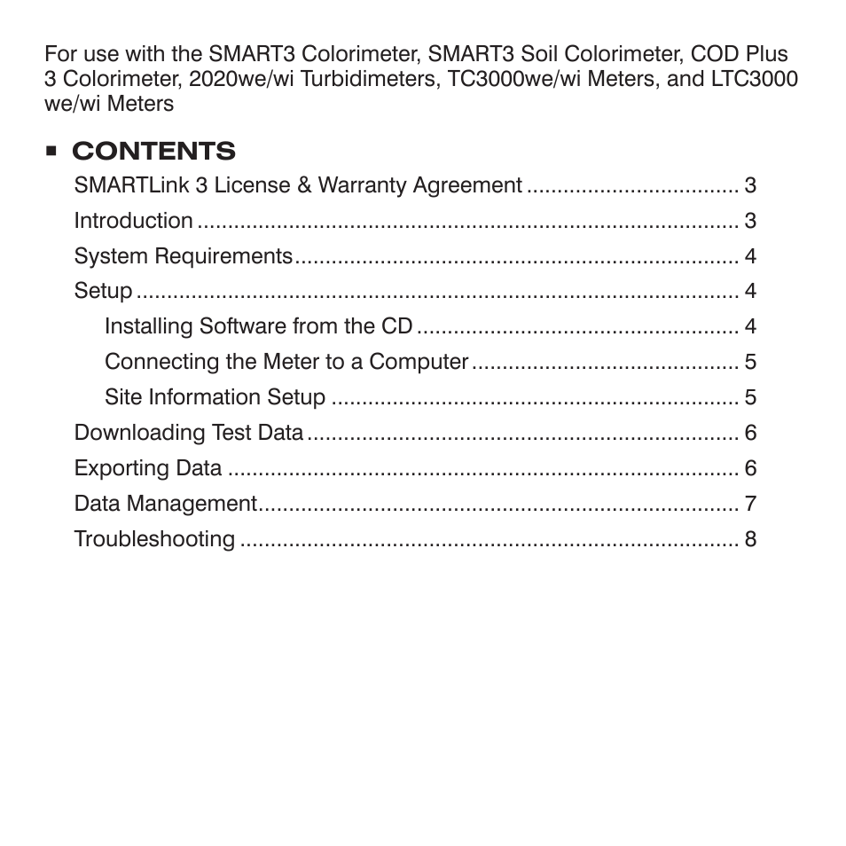 LaMotte SMARTLink3 User Manual | Page 2 / 8