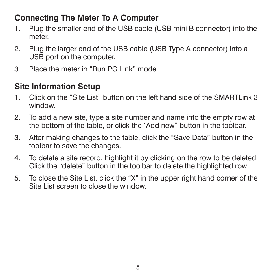 LaMotte SMARTLink3 User Manual | Page 5 / 8