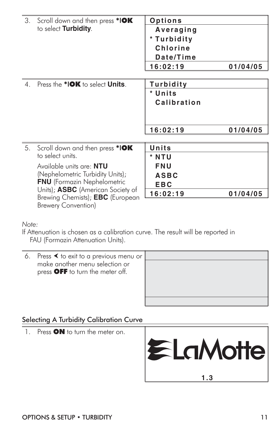 LaMotte TC-3000 Tri-Meter User Manual | Page 11 / 76