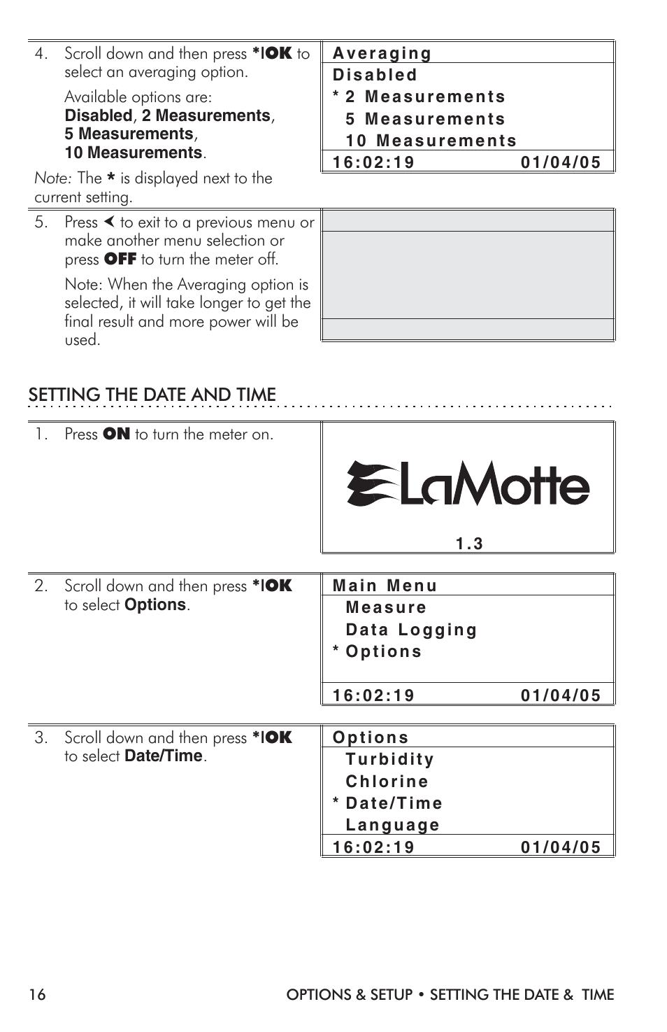 LaMotte TC-3000 Tri-Meter User Manual | Page 16 / 76