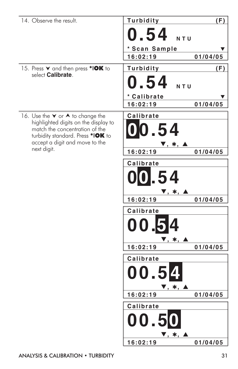 LaMotte TC-3000 Tri-Meter User Manual | Page 31 / 76