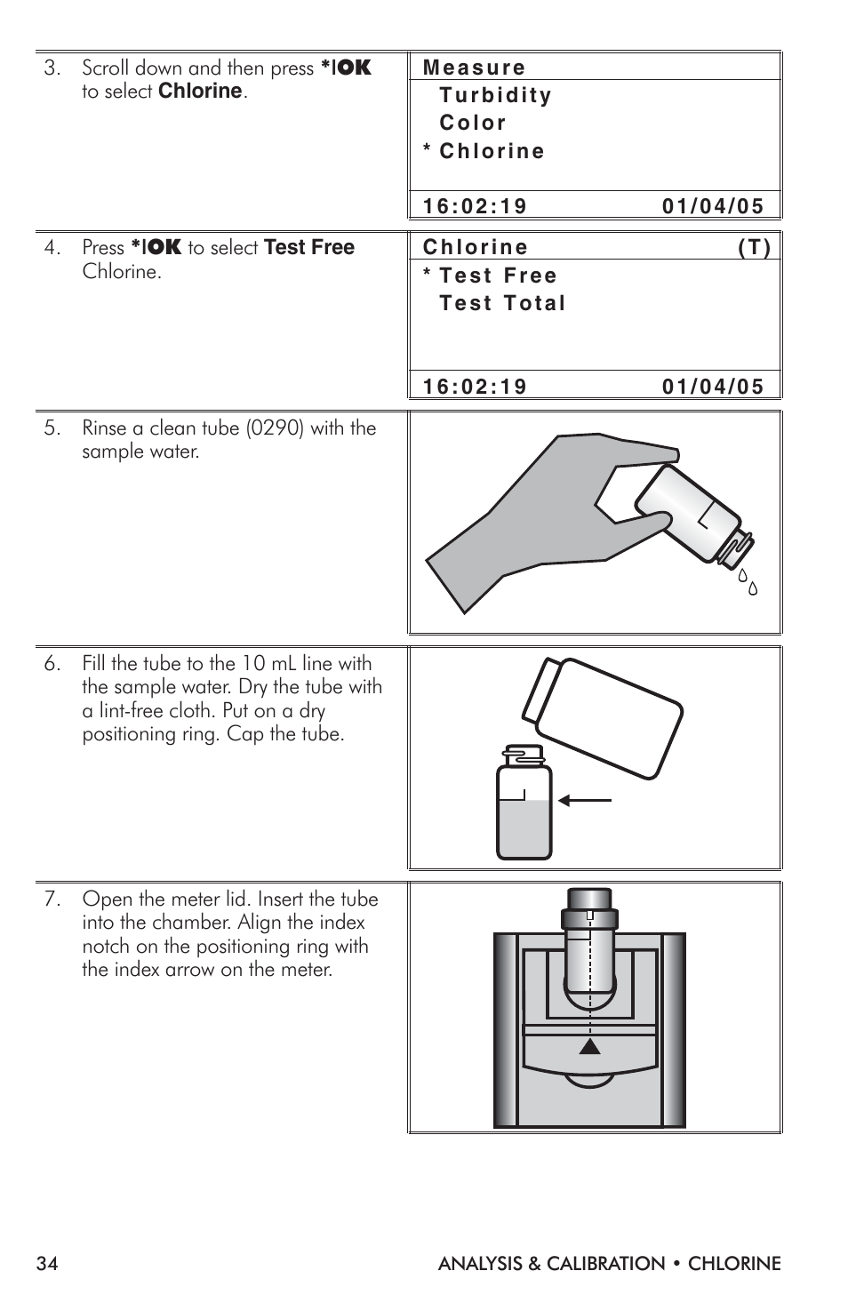 LaMotte TC-3000 Tri-Meter User Manual | Page 34 / 76