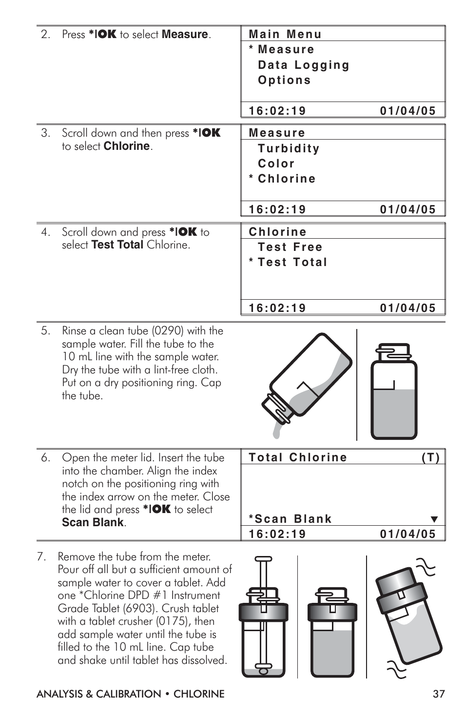 LaMotte TC-3000 Tri-Meter User Manual | Page 37 / 76