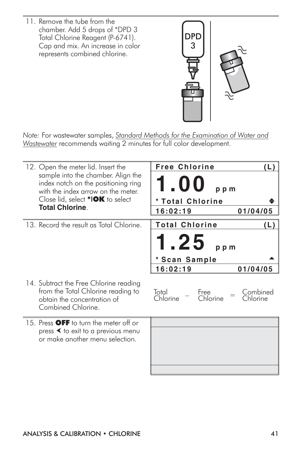 LaMotte TC-3000 Tri-Meter User Manual | Page 41 / 76