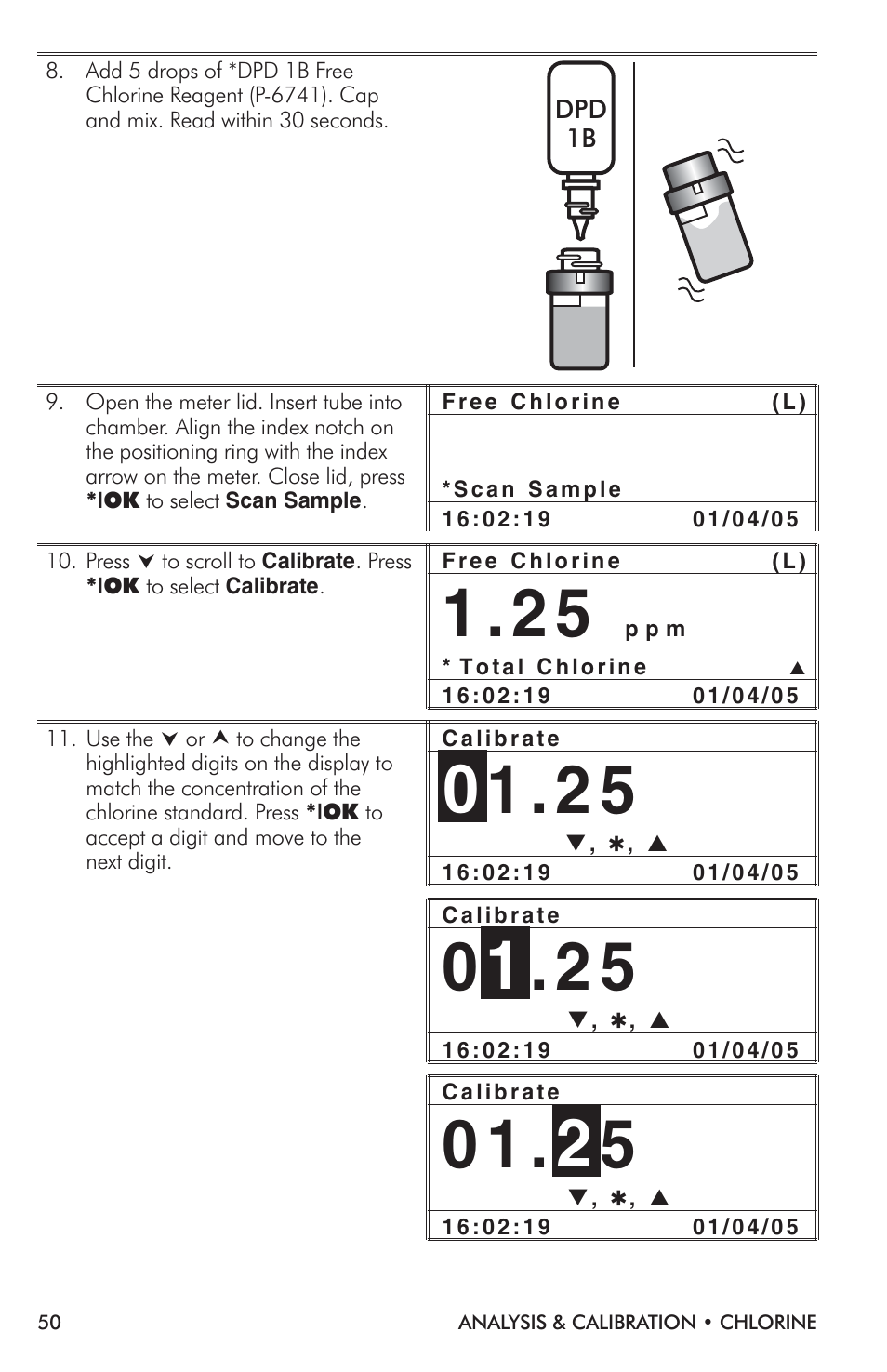 LaMotte TC-3000 Tri-Meter User Manual | Page 50 / 76