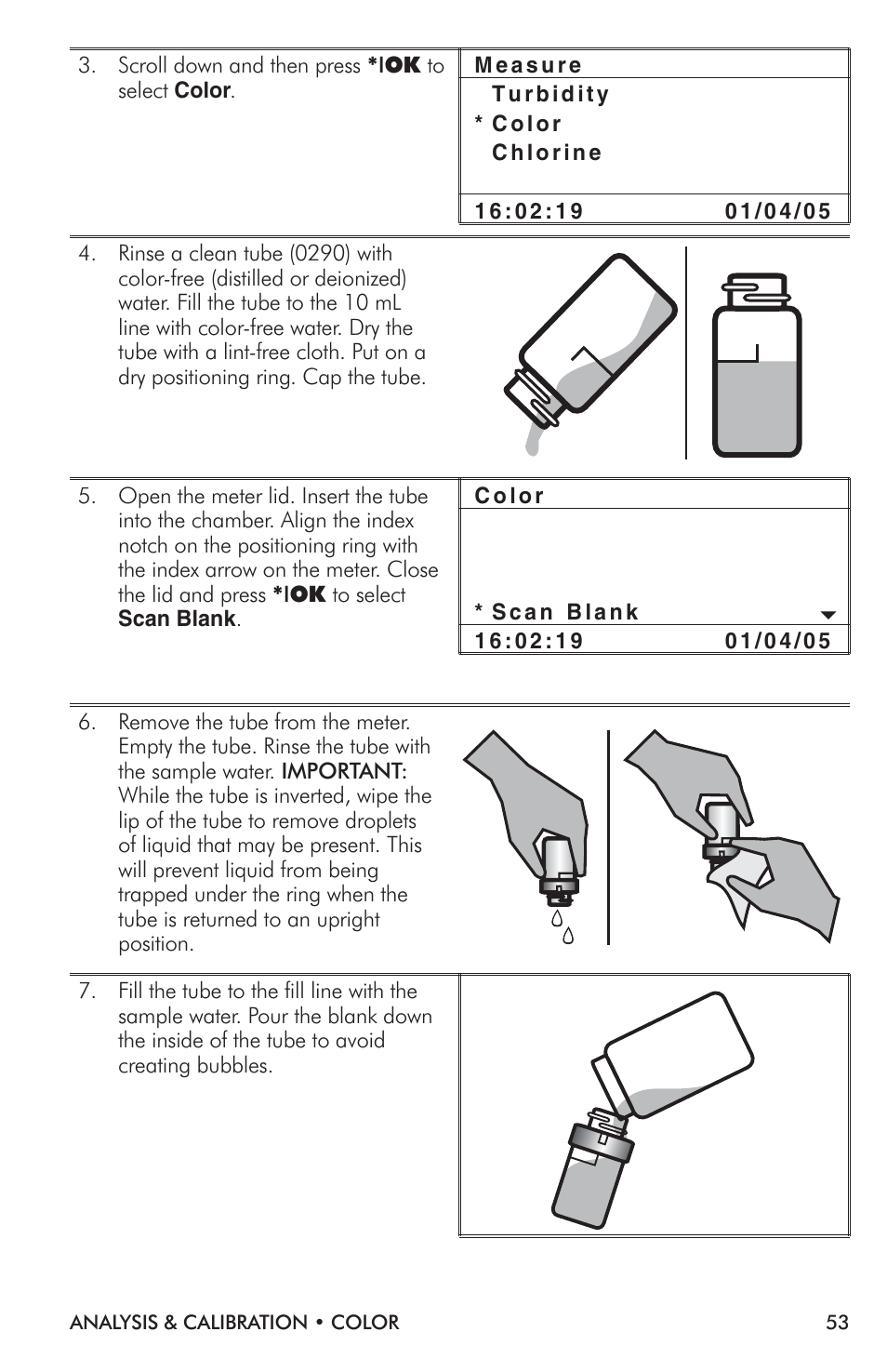 LaMotte TC-3000 Tri-Meter User Manual | Page 53 / 76