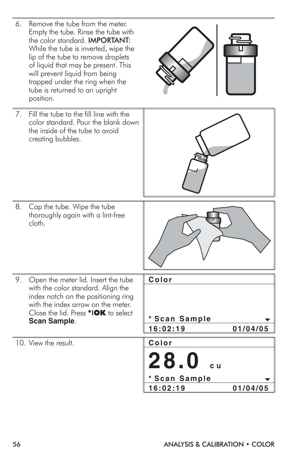 LaMotte TC-3000 Tri-Meter User Manual | Page 56 / 76