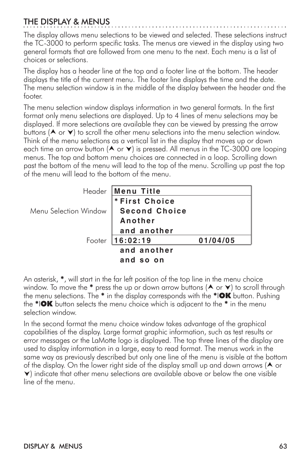 LaMotte TC-3000 Tri-Meter User Manual | Page 63 / 76