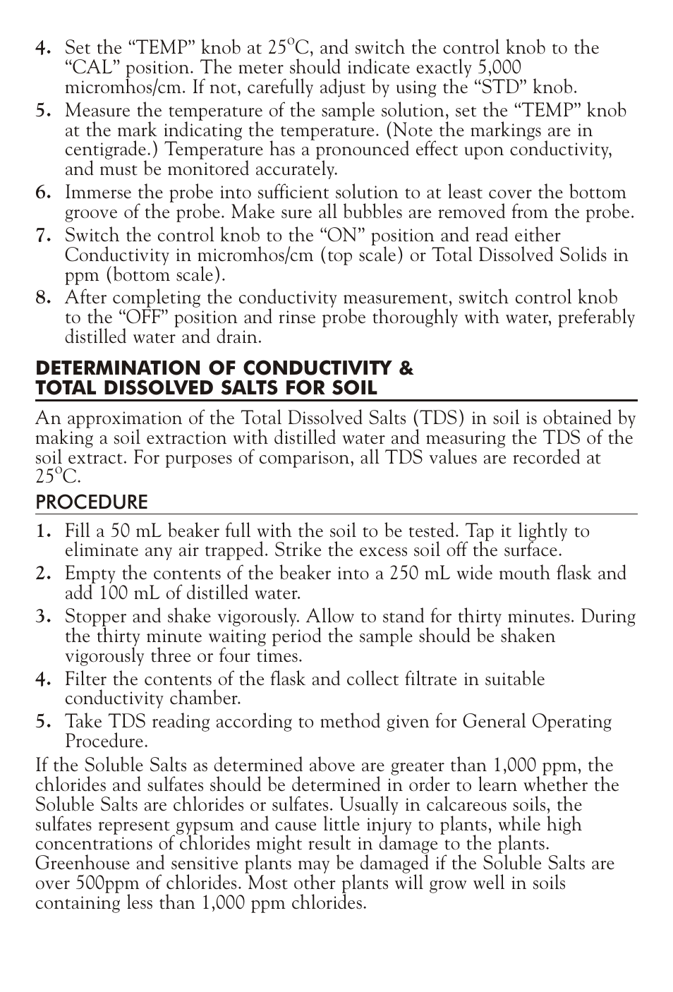 LaMotte CONDUCTIVITY/TDS METER DA-DS 1939 User Manual | Page 3 / 4