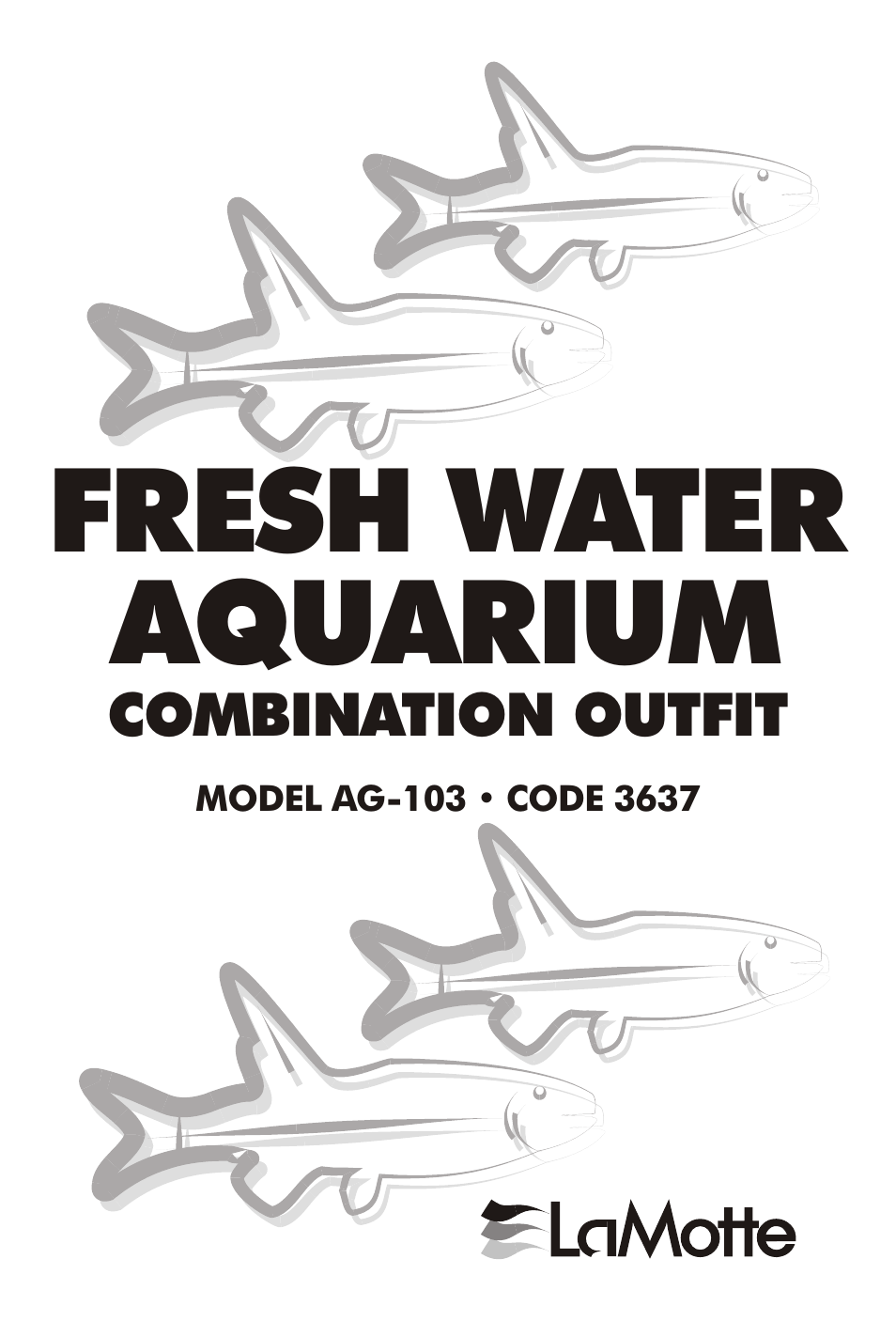 LaMotte AG-103 Fresh Water Aquarium User Manual | 16 pages