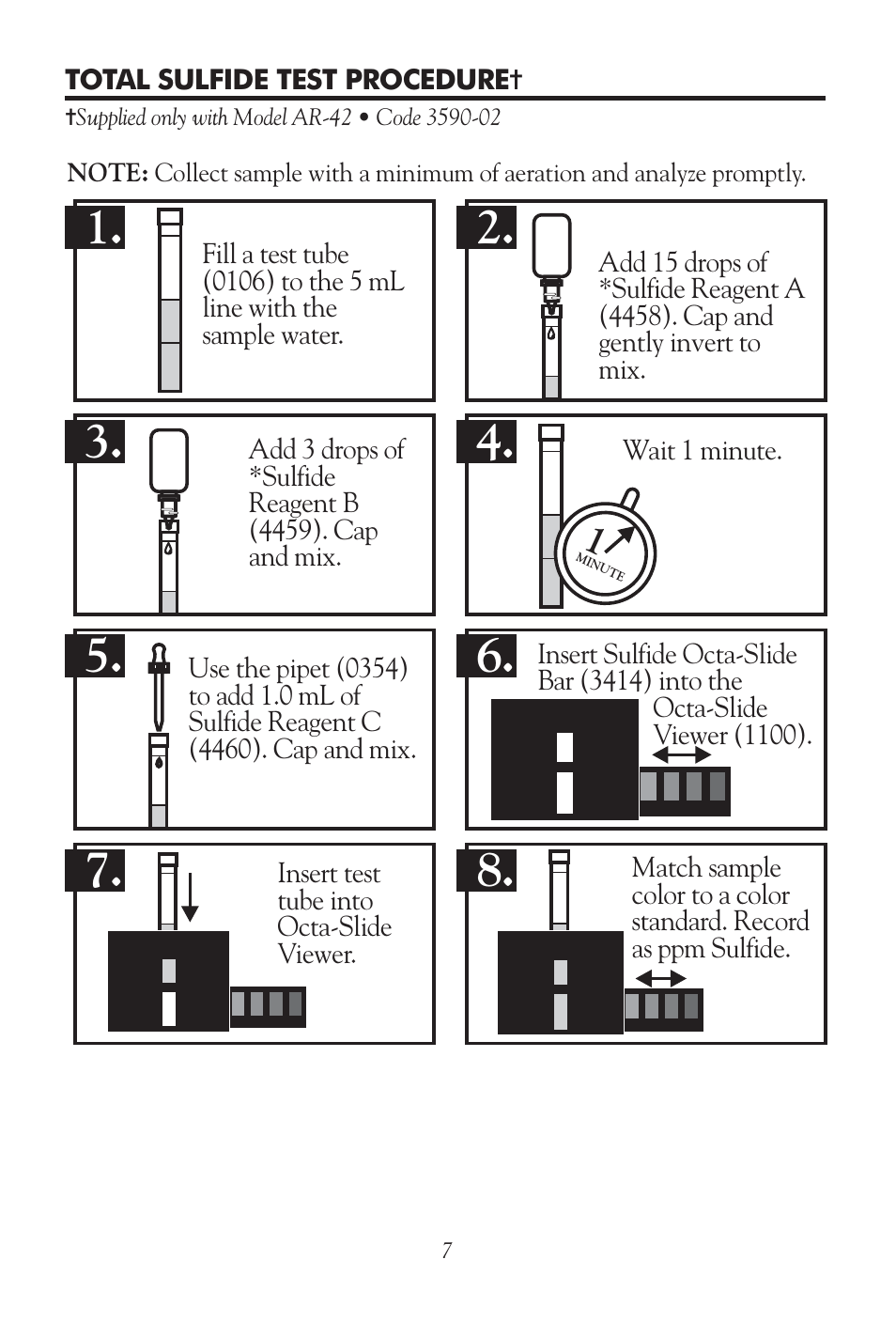 LaMotte AR-42 User Manual | Page 7 / 8