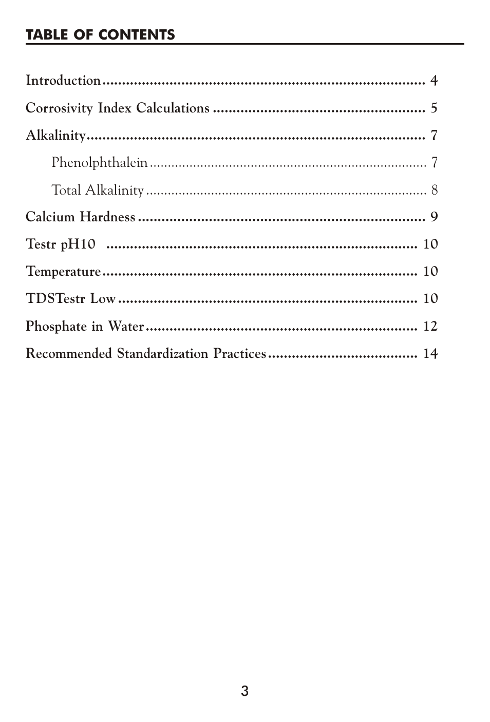 LaMotte CORROSION CONTROL Test Kit User Manual | Page 3 / 16