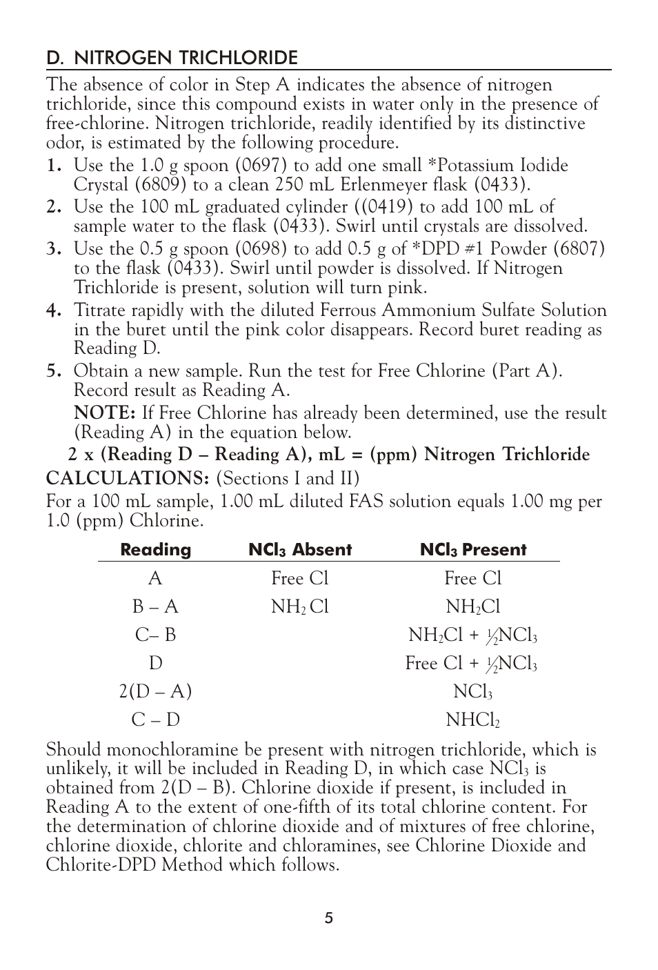 LaMotte DPD-FAS TITRIMETRIC OUT FIT DT User Manual | Page 5 / 12
