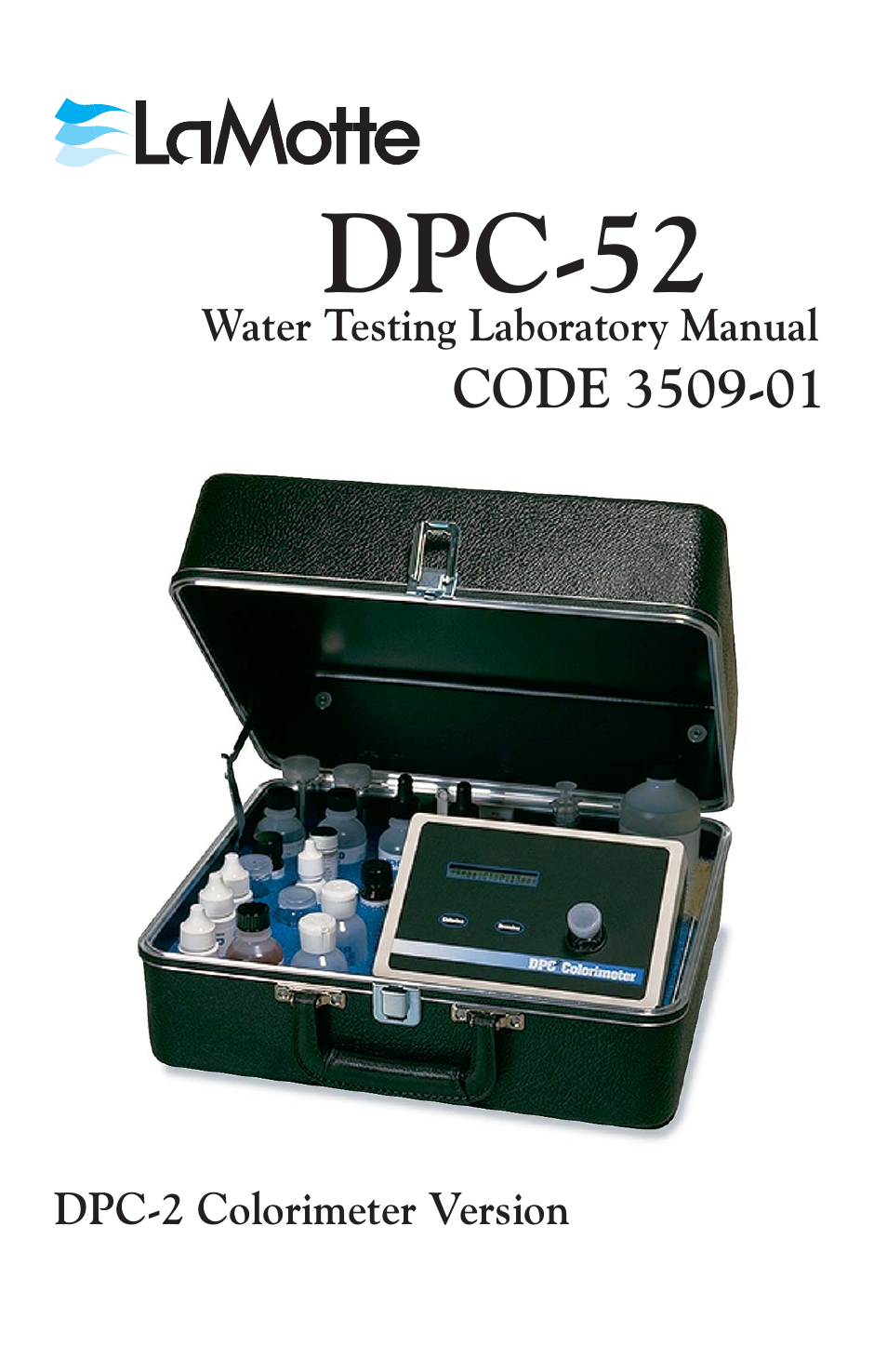 LaMotte DPC-52 Water Testing Laboratory User Manual | 20 pages