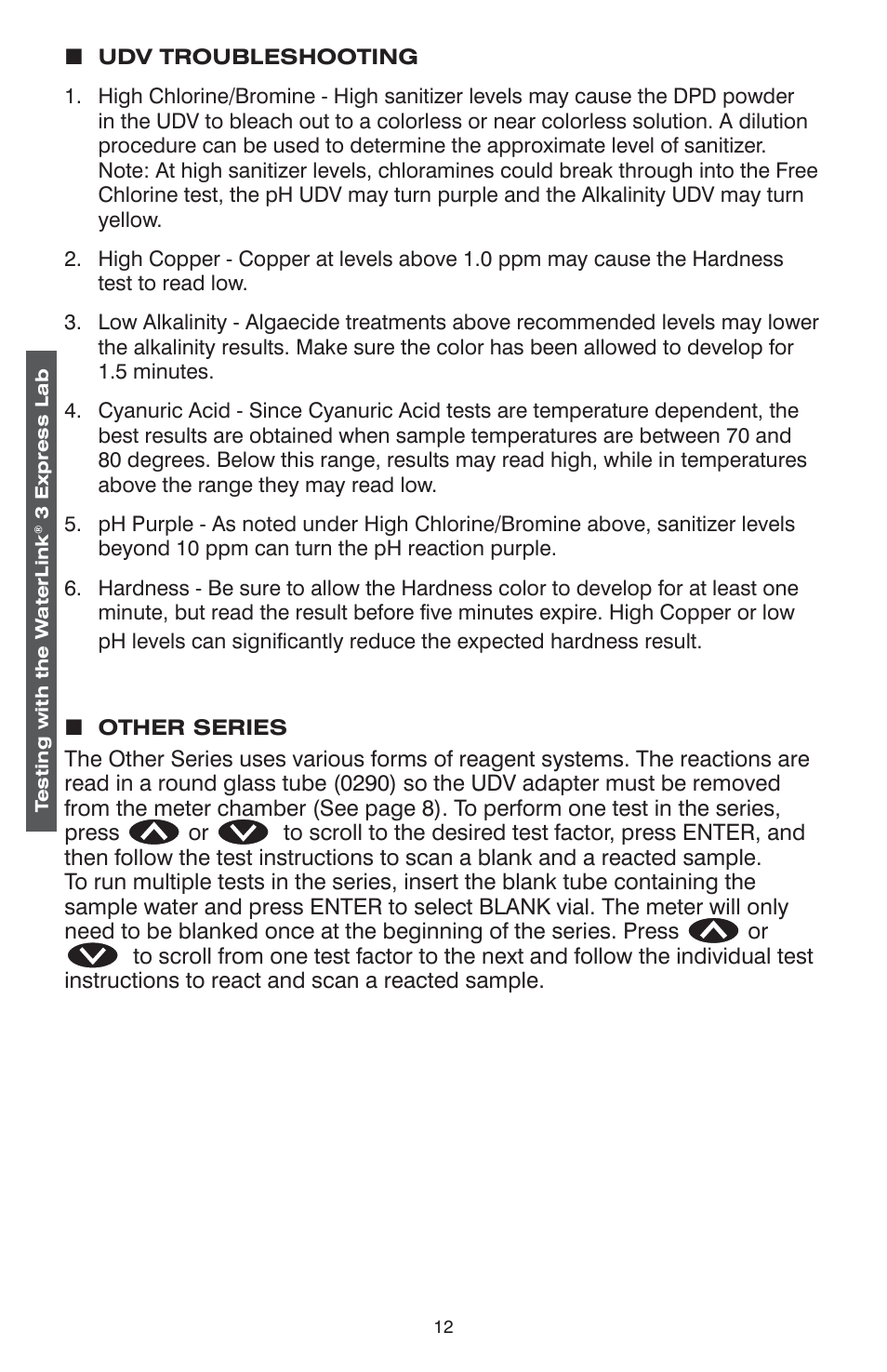 LaMotte WaterLink 3 Express Lab User Manual | Page 12 / 28