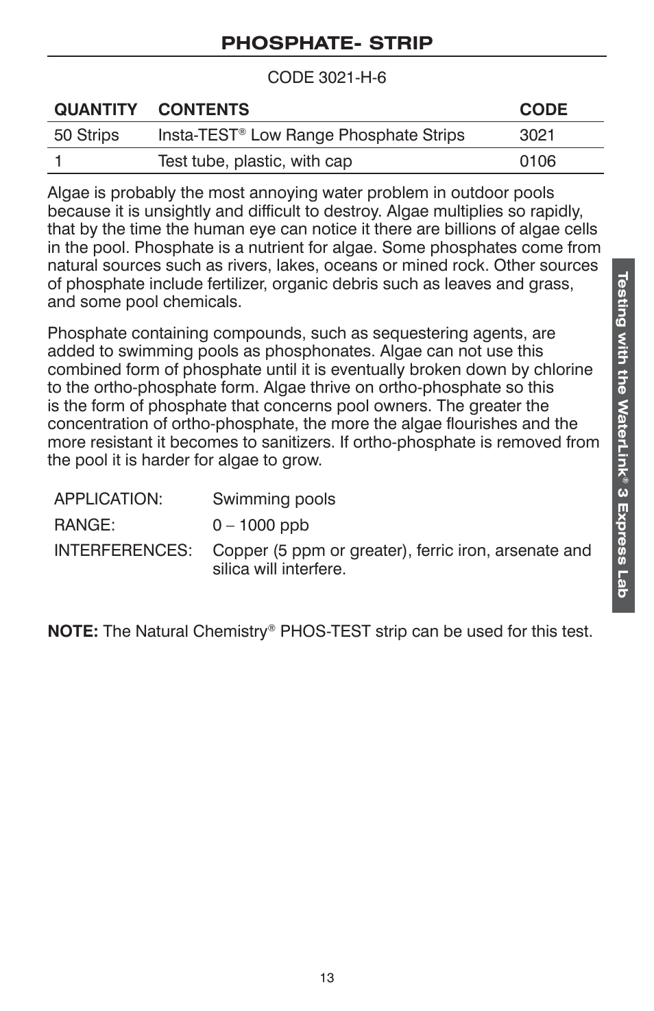 LaMotte WaterLink 3 Express Lab User Manual | Page 13 / 28
