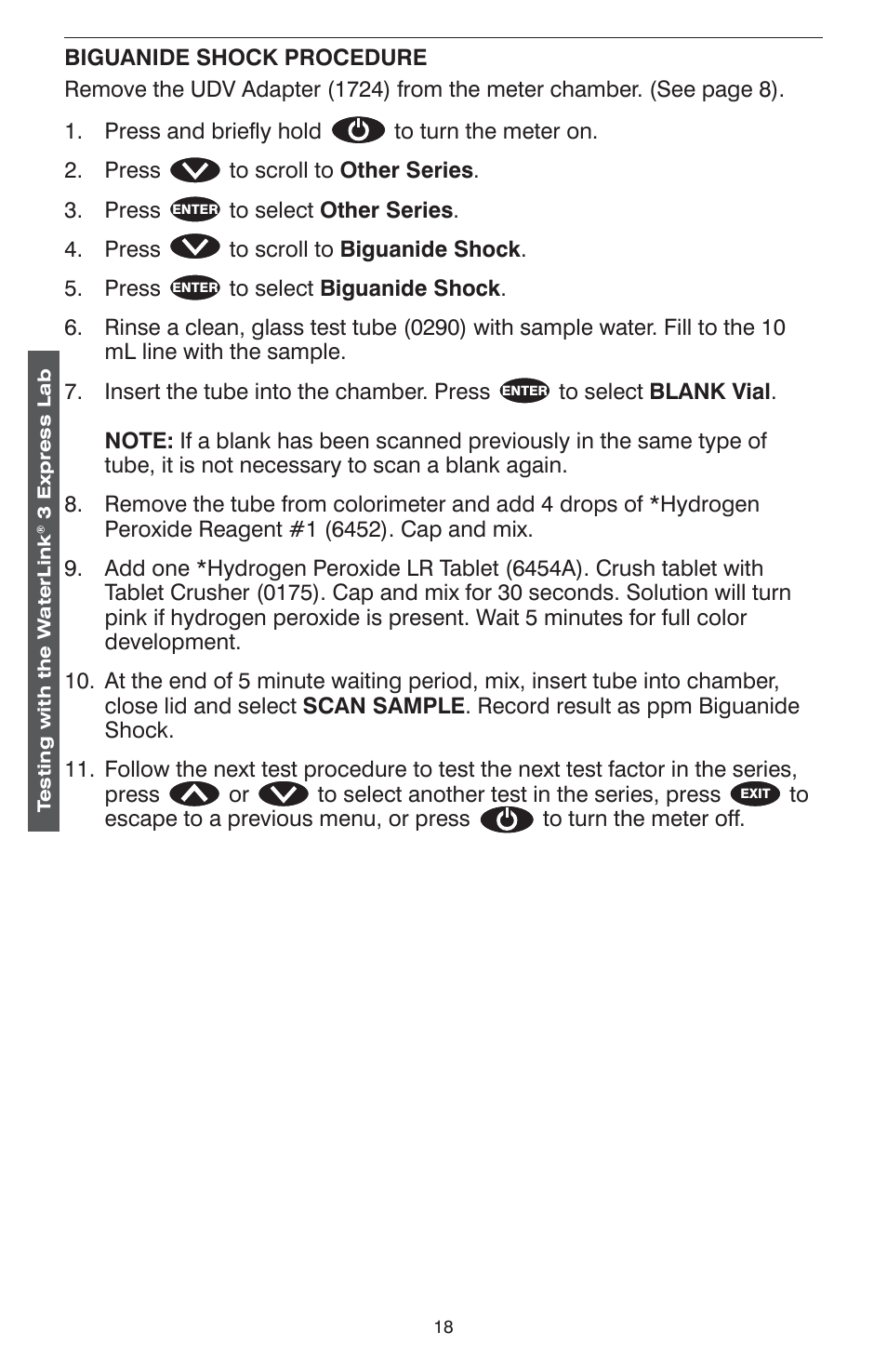 LaMotte WaterLink 3 Express Lab User Manual | Page 18 / 28