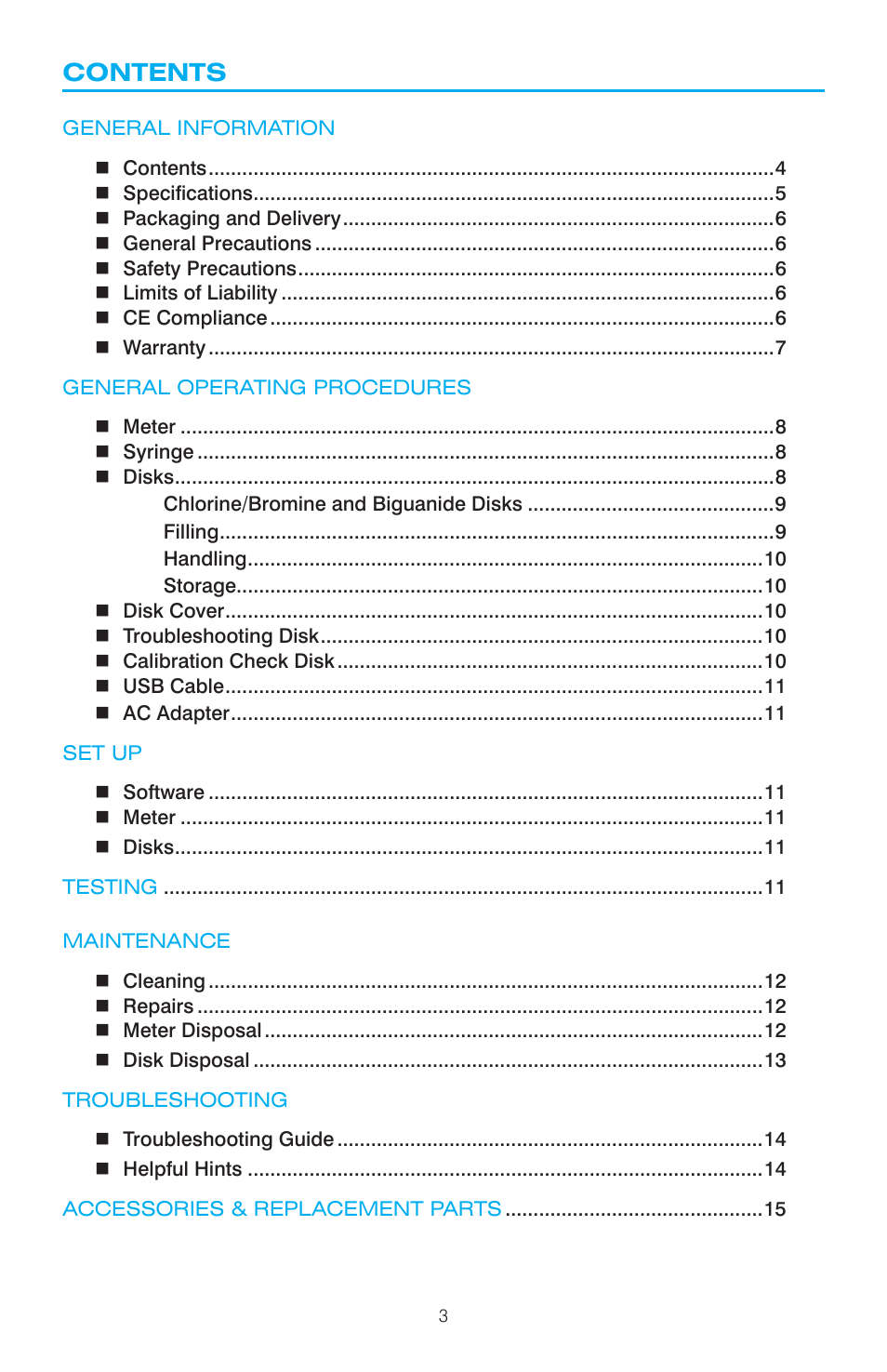 LaMotte WaterLink Spin User Manual | Page 3 / 16