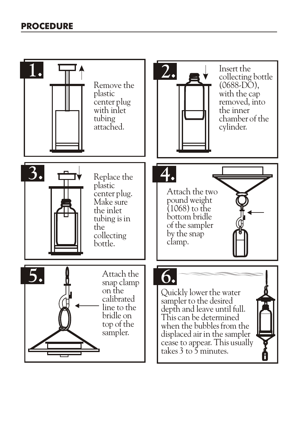 LaMotte WATER SAMPLING BOTTLE FOR DISSOLVED OXYGEN 1054-DO User Manual | Page 2 / 4