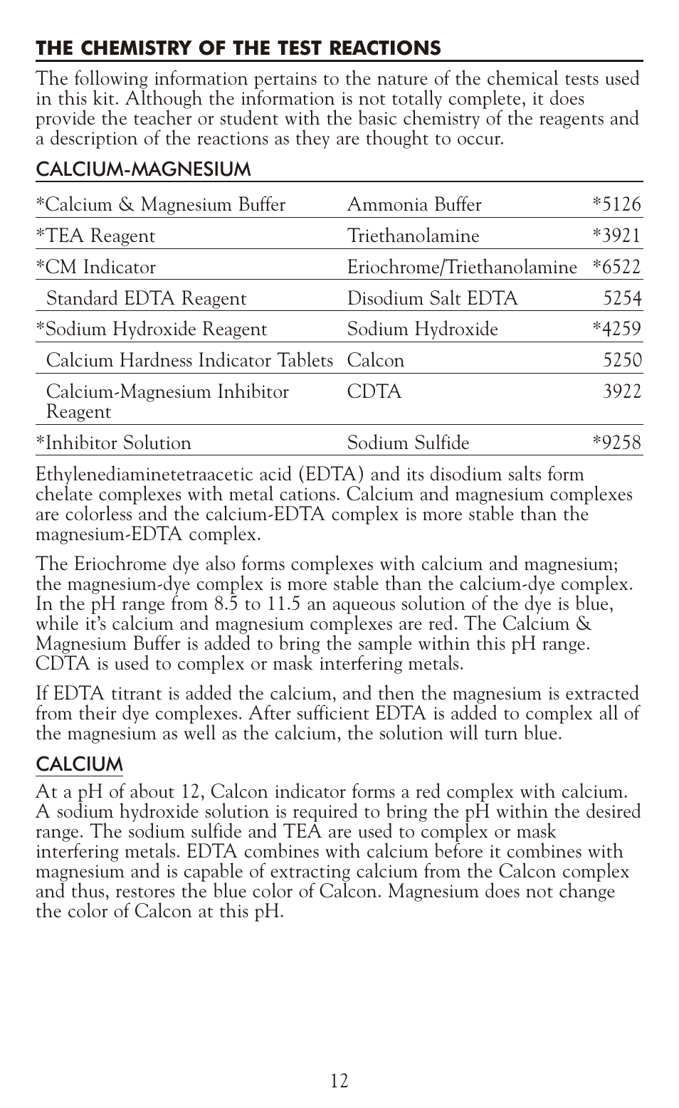 LaMotte AM-41 Hydroponics Test Kit User Manual | Page 12 / 16