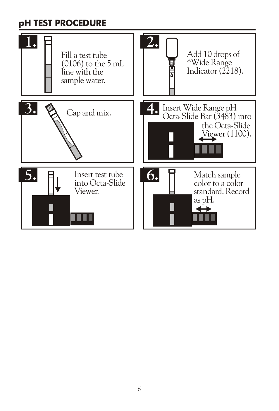 LaMotte AR-42 General Water Analysis Kit User Manual | Page 6 / 8