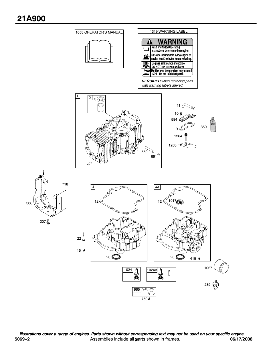 Briggs & Stratton 21A900 User Manual | Page 2 / 18