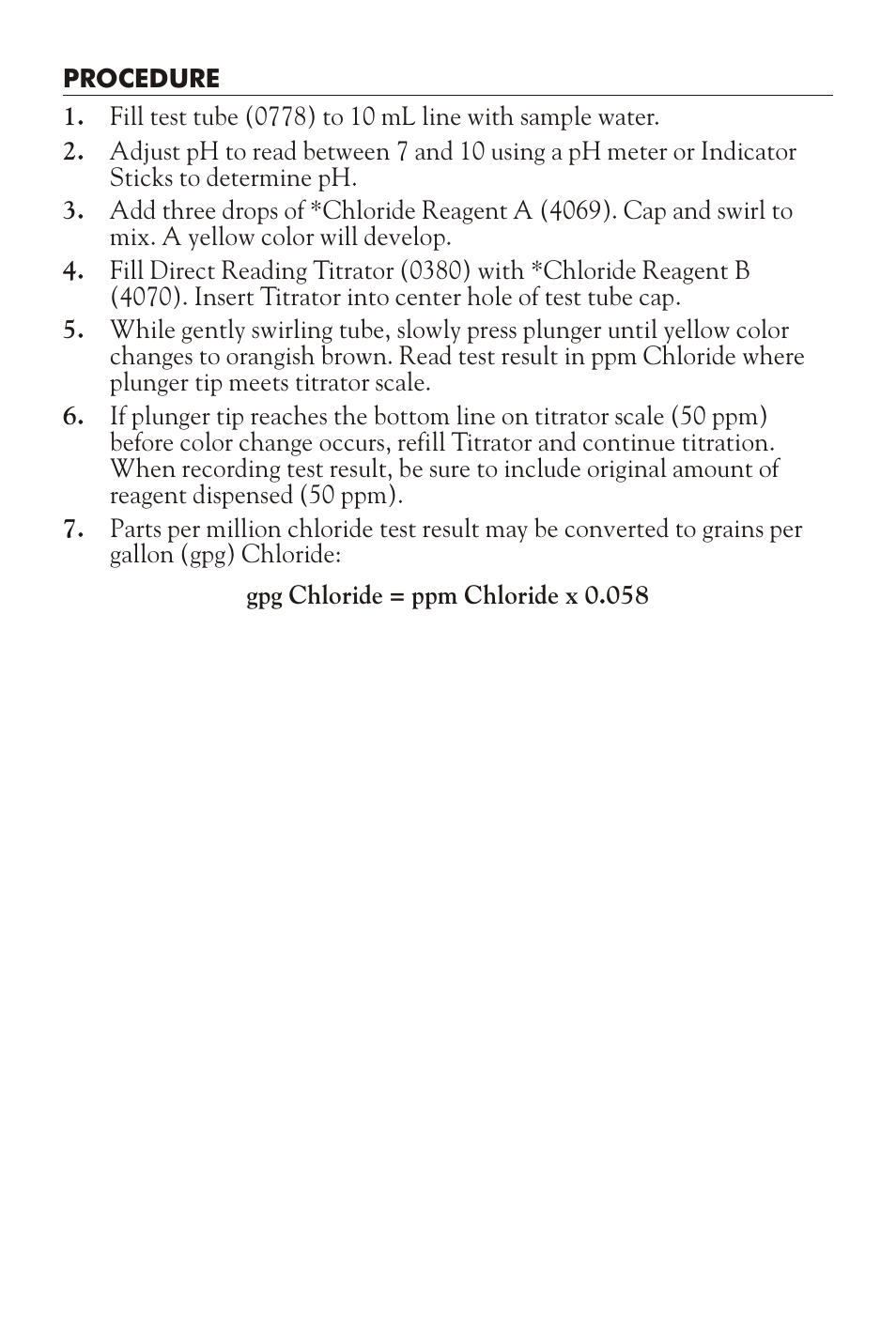 LaMotte CHLORIDE TEST KIT DR-C User Manual | Page 2 / 4