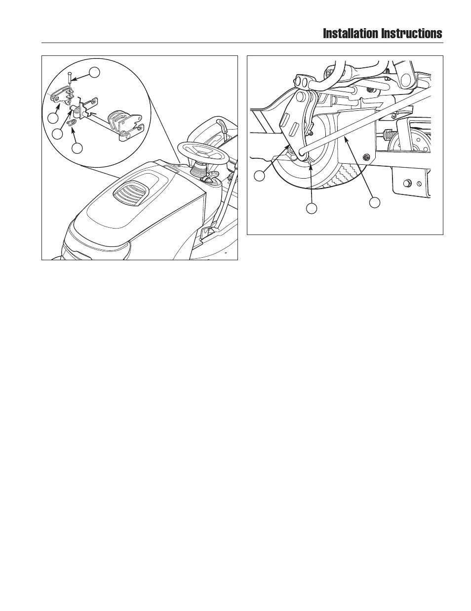 Installation instructions, Sub-frame hitch | Briggs & Stratton 2600 User Manual | Page 7 / 10