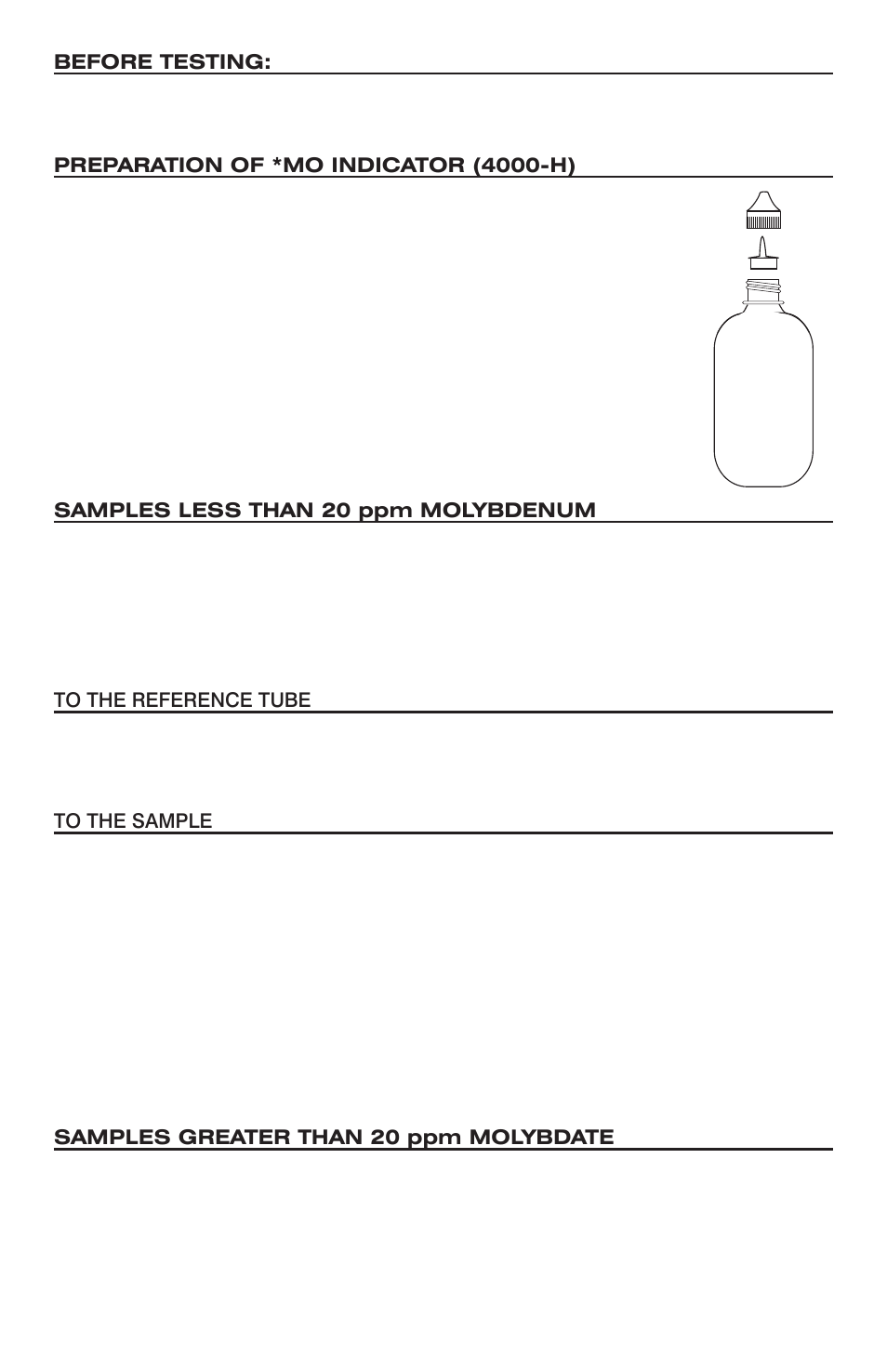 LaMotte MOLYBDENUM KIT User Manual | Page 2 / 2