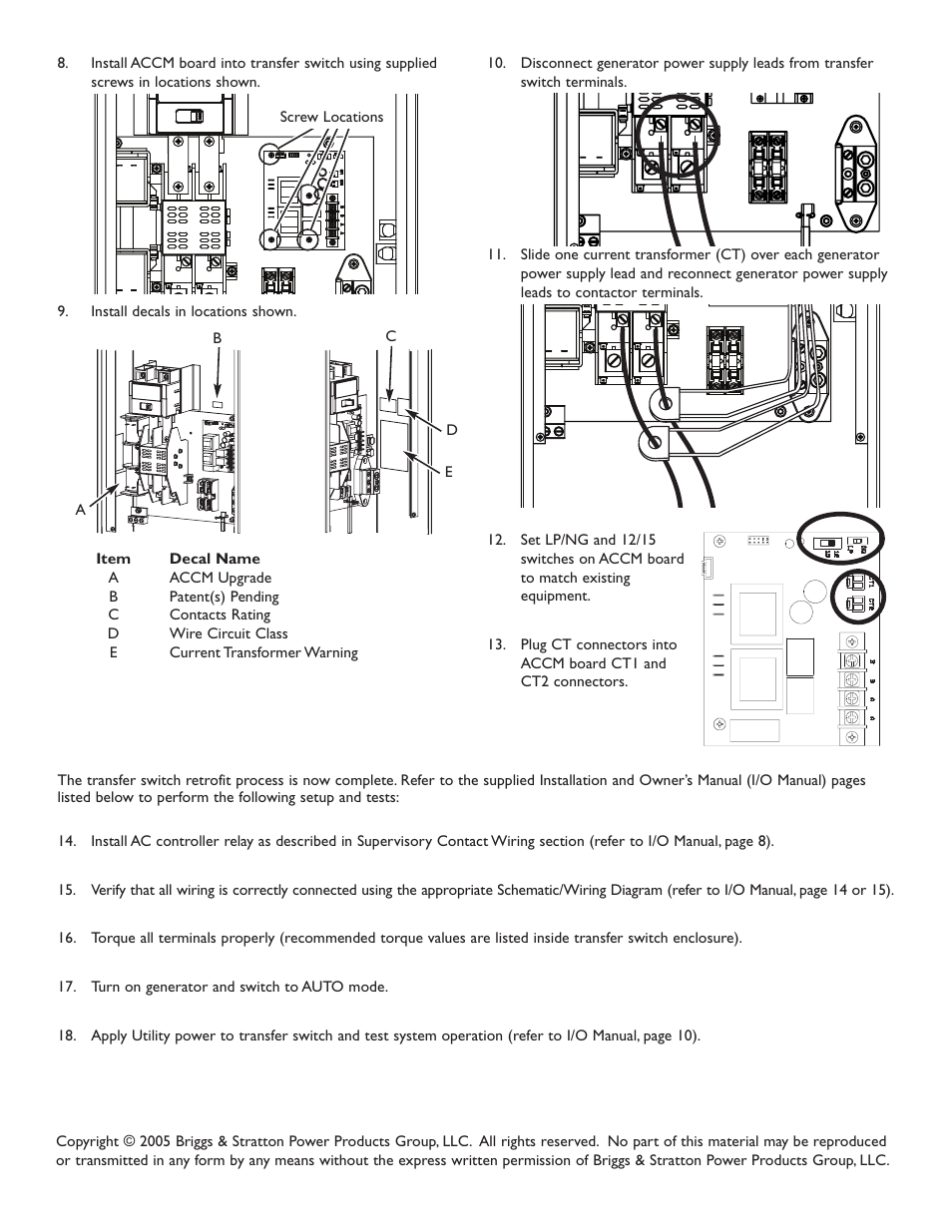 Briggs & Stratton 071015 User Manual | Page 2 / 2