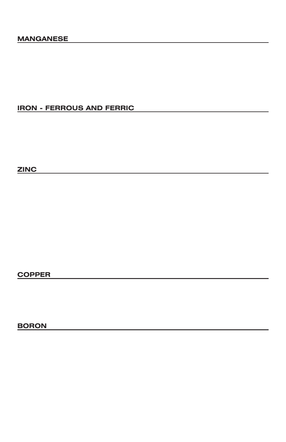 LaMotte TRACE ELEMENT PLANT TISSUE KIT SAP SPOT TEST User Manual | Page 3 / 4