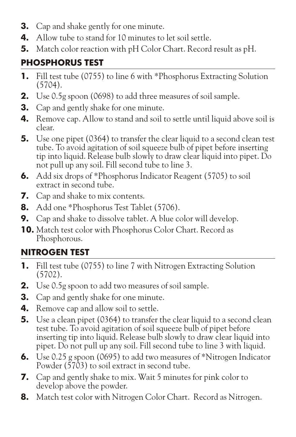 LaMotte Soil Test Kit 5679 User Manual | Page 4 / 5