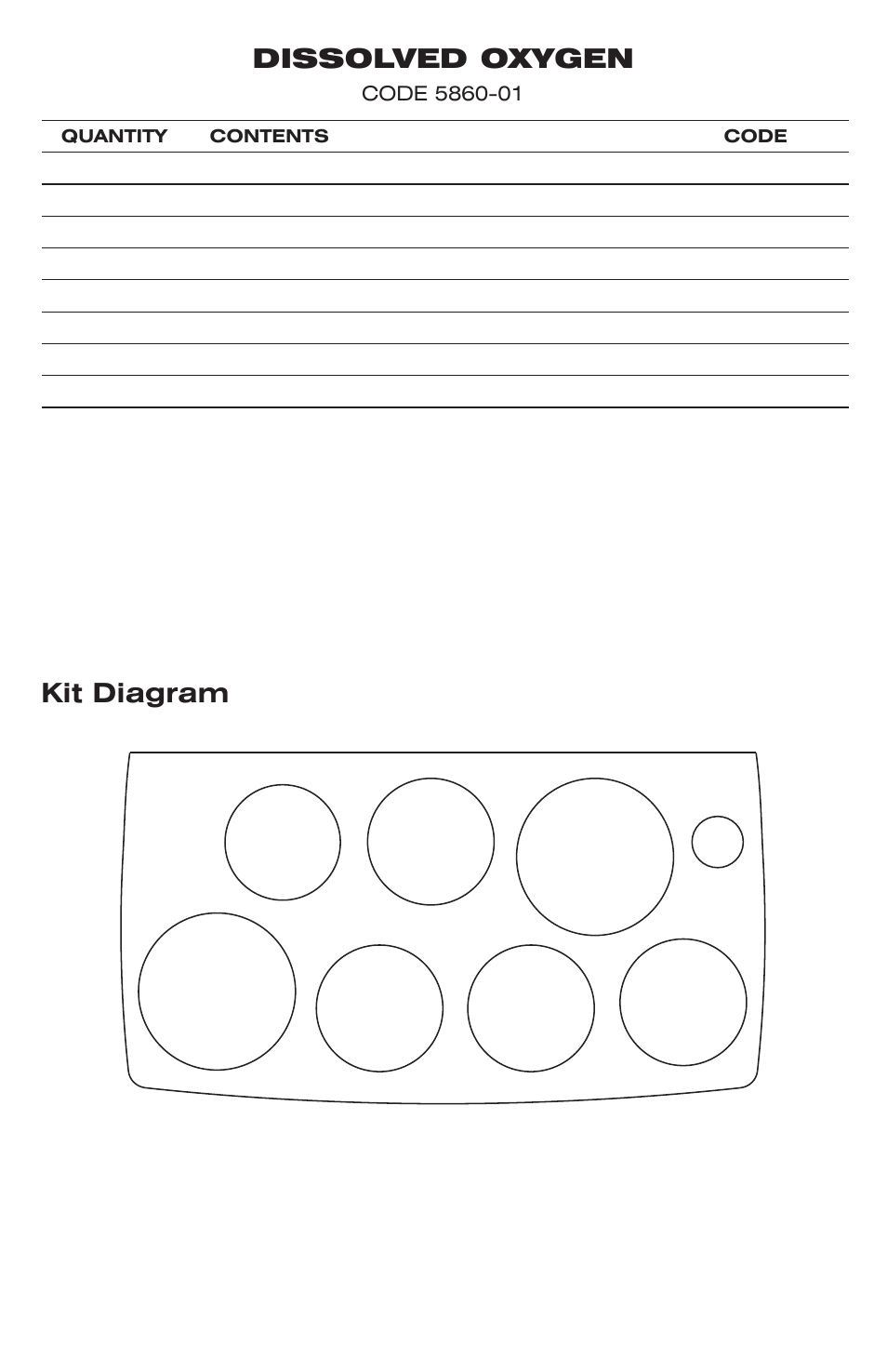 Dissolved oxygen, Kit diagram | LaMotte Dissolved Oxygen Water Quality Test Kit User Manual | Page 10 / 20