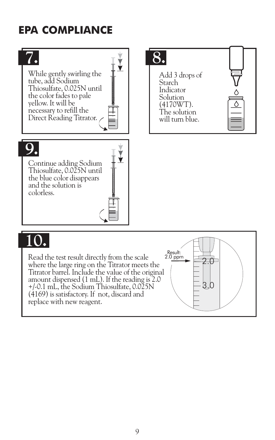 Epa compliance | LaMotte Dissolved Oxygen Water Quality User Manual | Page 11 / 24