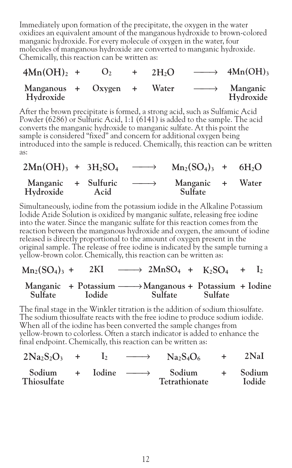 4mn(oh), 2mn(oh) | LaMotte Dissolved Oxygen Water Quality User Manual | Page 14 / 24