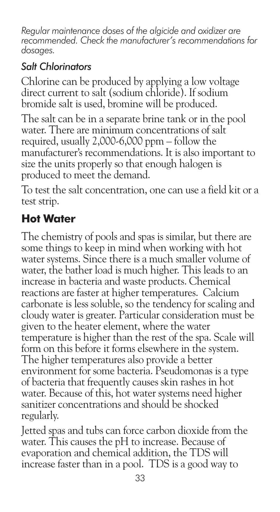 LaMotte Pool Manager Water Quality Handbook User Manual | Page 35 / 56