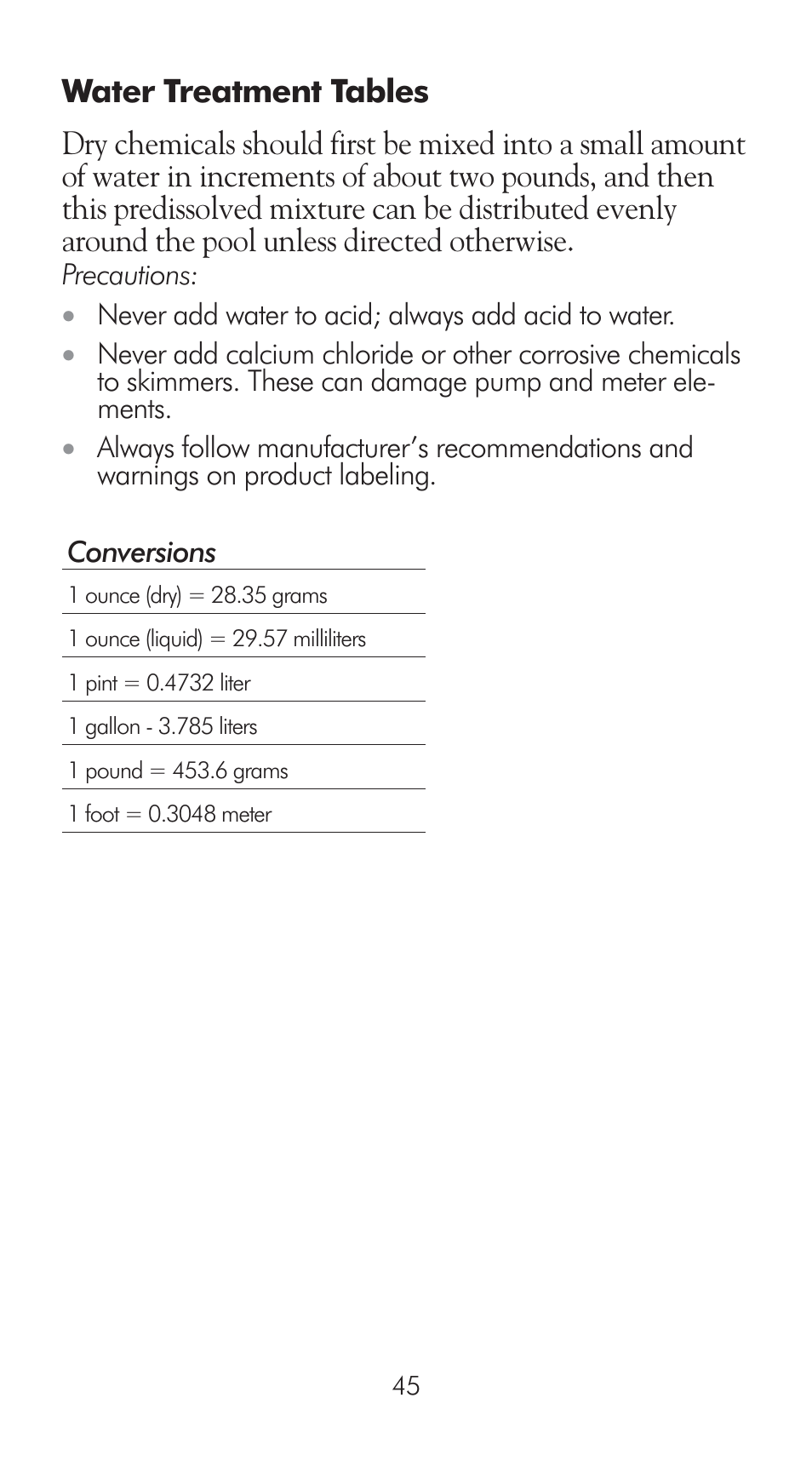 LaMotte Pool Manager Water Quality Handbook User Manual | Page 47 / 56