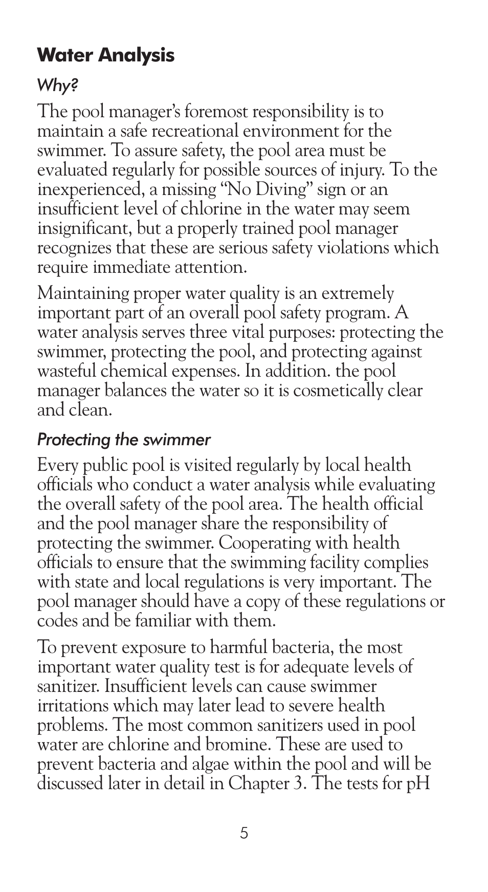 LaMotte Pool Manager Water Quality Handbook User Manual | Page 7 / 56