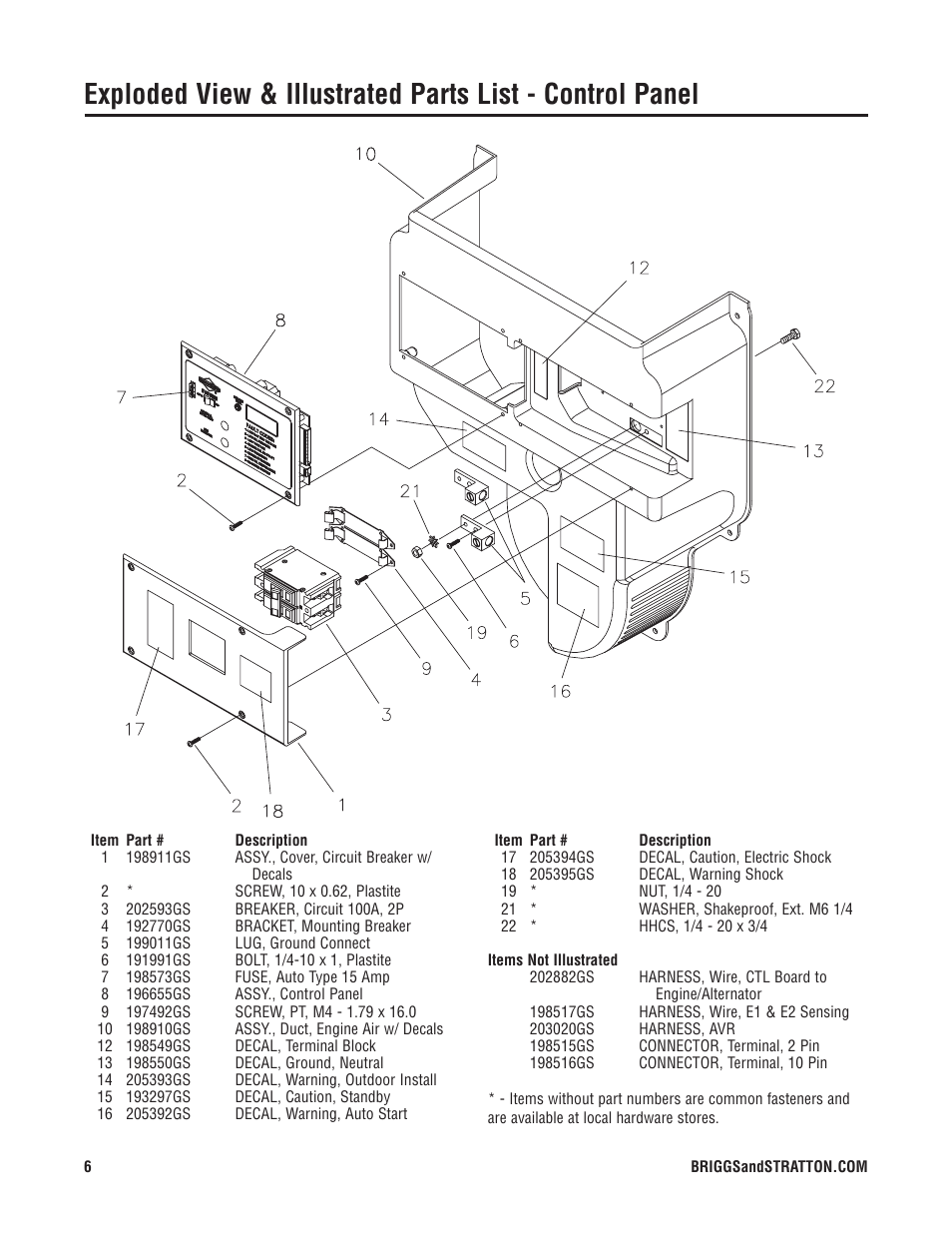 Briggs & Stratton 040228-1 User Manual | Page 6 / 7