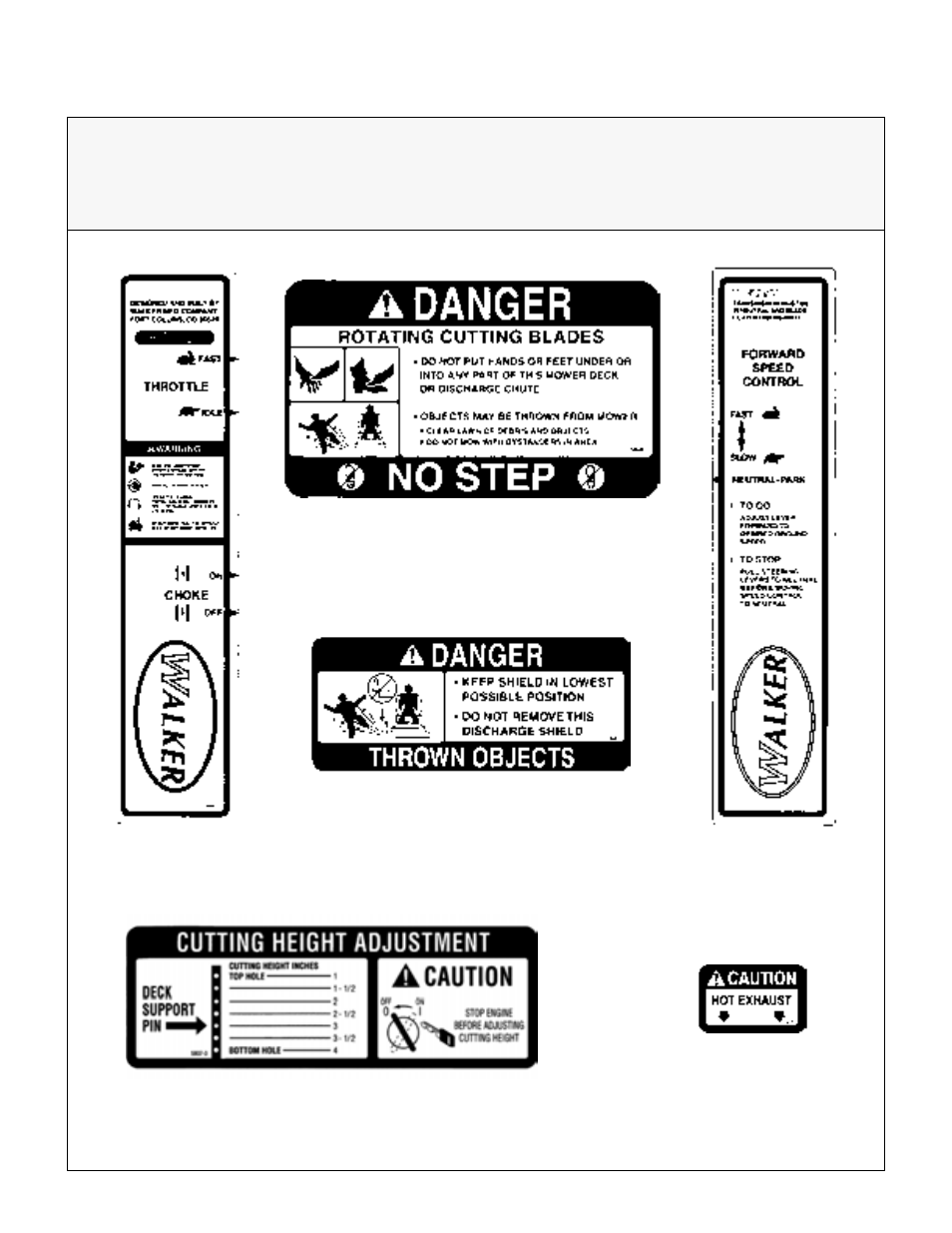Safety, control, and instruction decals, Safety instructions | Briggs & Stratton MB (18 HP) User Manual | Page 17 / 76