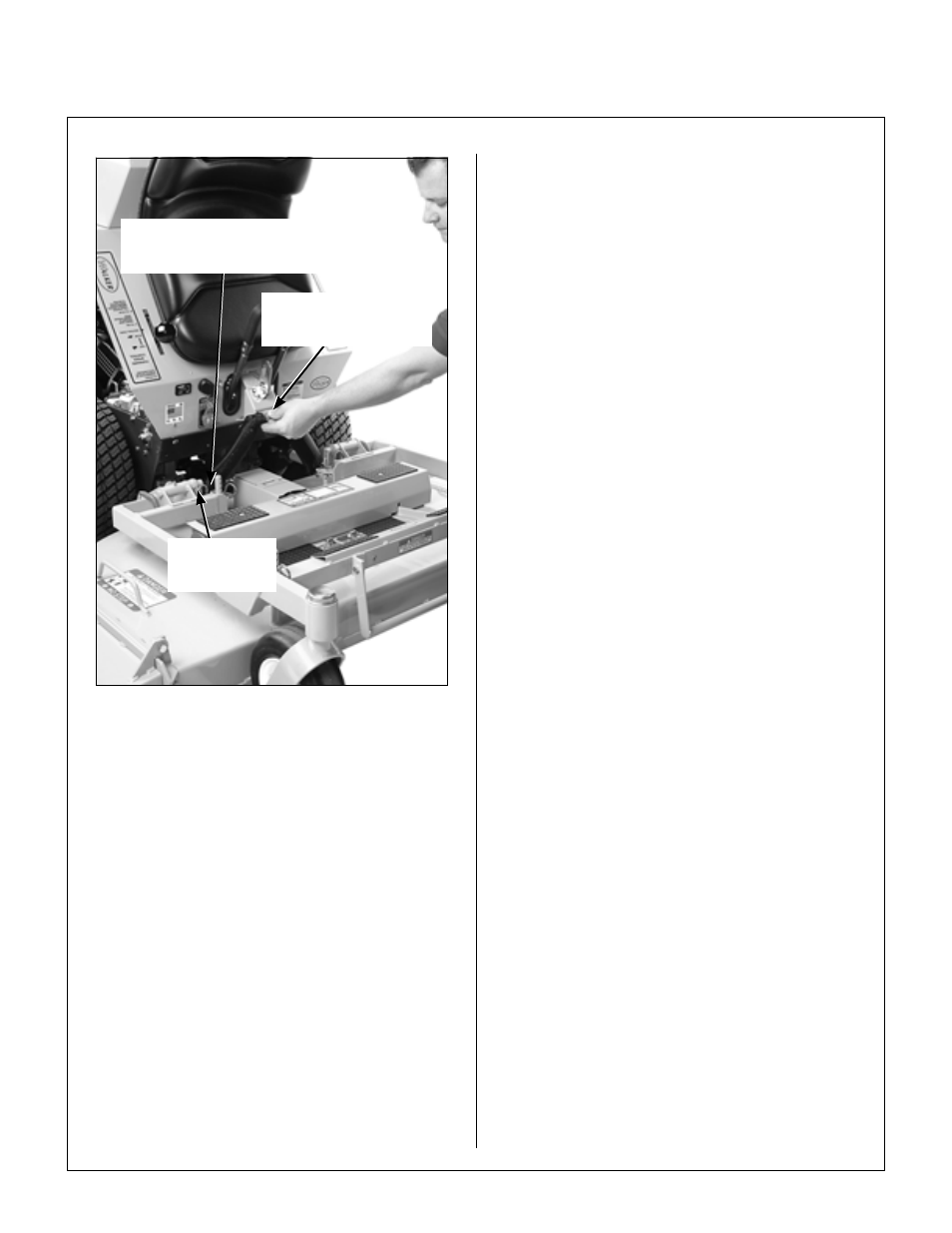 Deck counterweight spring installation, Assembly instructions | Briggs & Stratton MB (18 HP) User Manual | Page 21 / 76