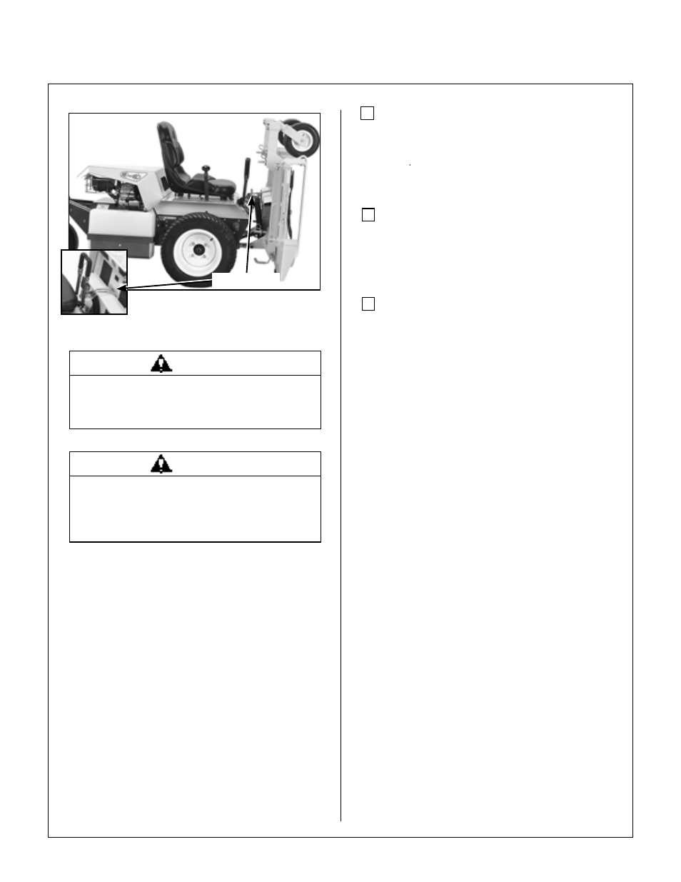 Deck secured in tilt-up position, Assembly instructions | Briggs & Stratton MB (18 HP) User Manual | Page 25 / 76