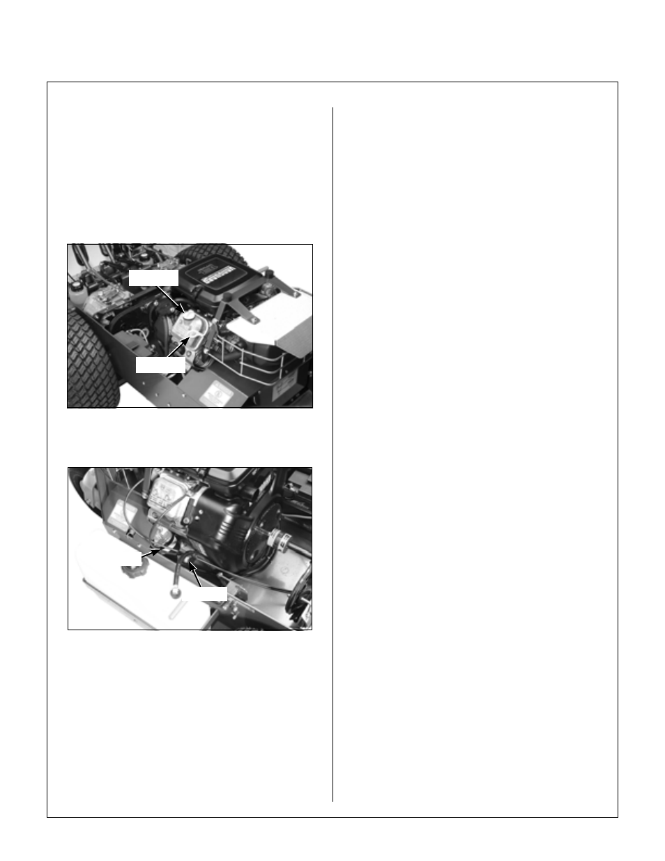 Grease fitting and oil point lubrication, Maintenance instructions | Briggs & Stratton MB (18 HP) User Manual | Page 39 / 76