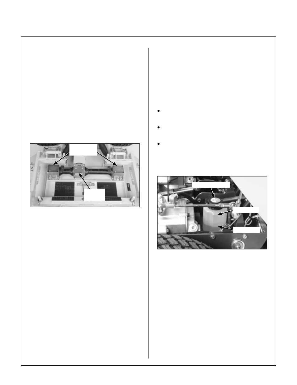 Mower deck gearbox lubrication, Transaxle lubrication, Expansion reservoir location | Transaxle oil and filter change, Maintenance instructions | Briggs & Stratton MB (18 HP) User Manual | Page 42 / 76