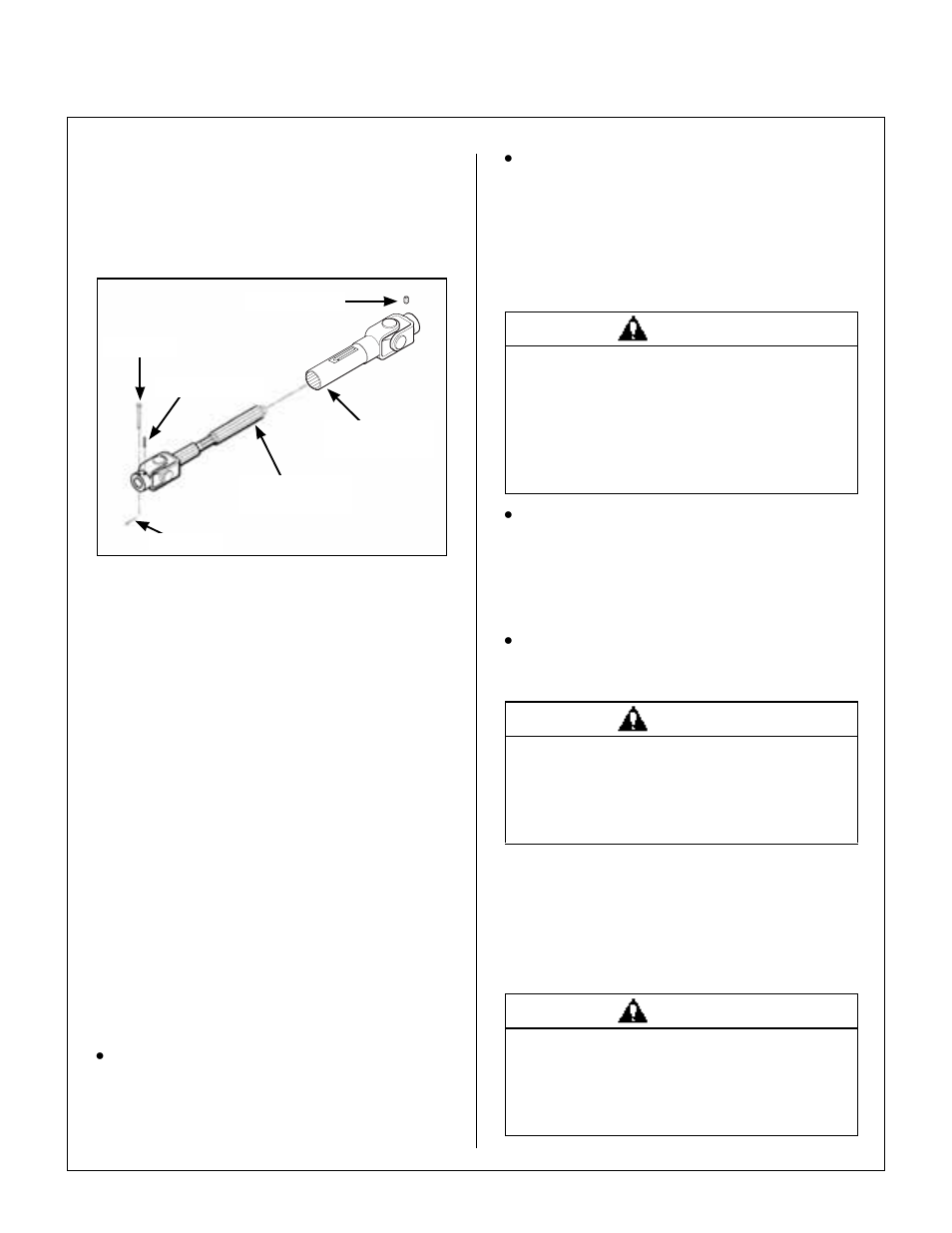 Pto shear pin, Mower blades, Maintenance instructions | Briggs & Stratton MB (18 HP) User Manual | Page 52 / 76
