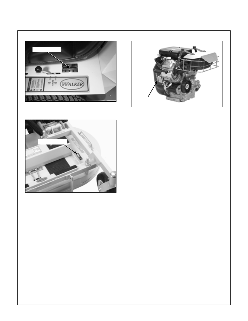 Tractor serial number location, Mower deck serial number location, Engine serial number location | Servicing of engine and drivetrain components, General information | Briggs & Stratton MB (18 HP) User Manual | Page 6 / 76