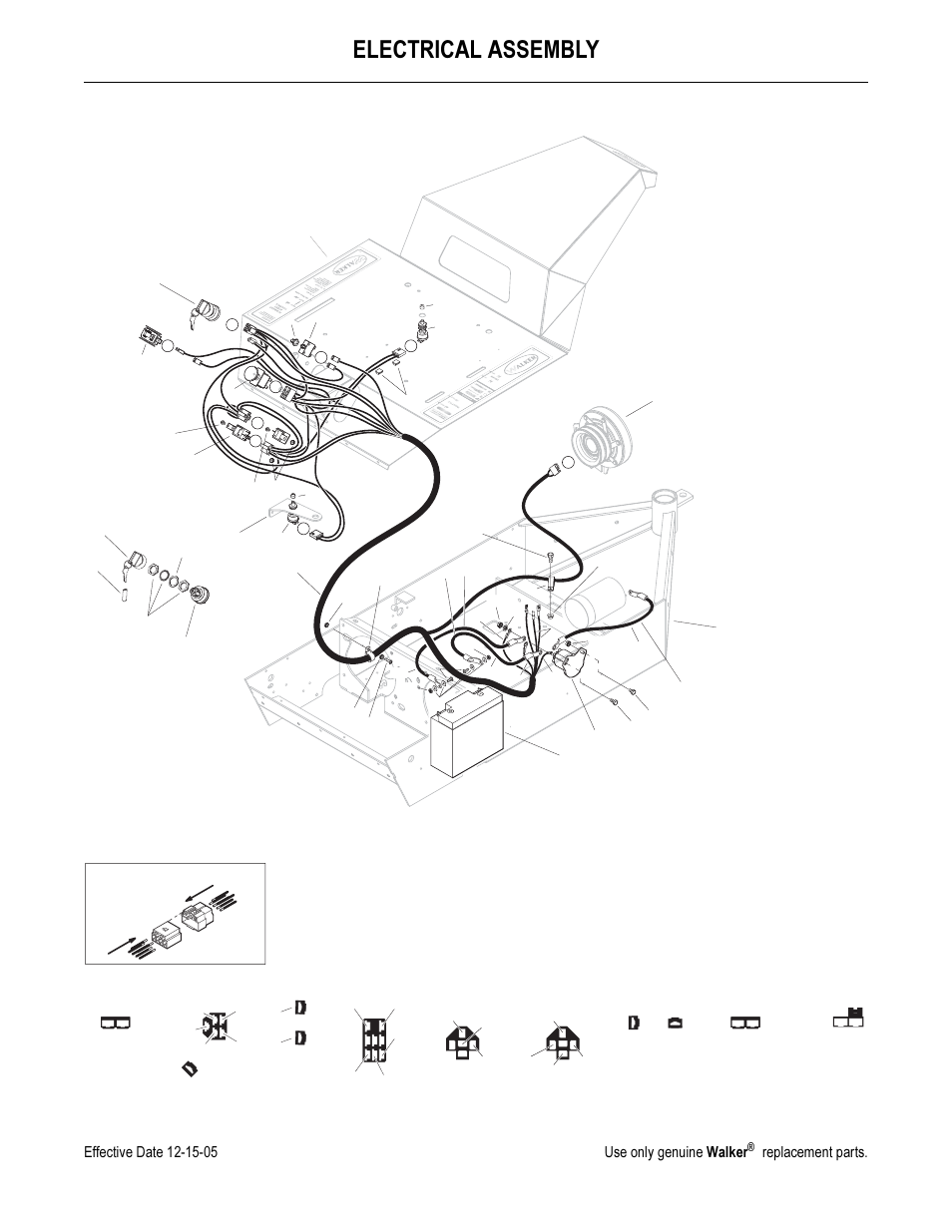 Electrical assembly | Briggs & Stratton MB (18 HP) User Manual | Page 71 / 76