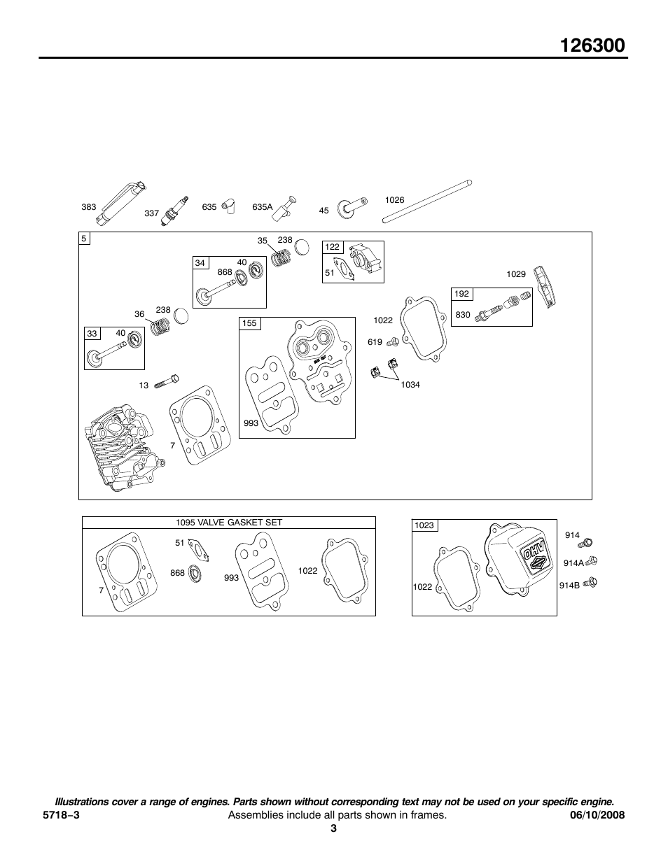 Briggs & Stratton 126300 User Manual | Page 3 / 13