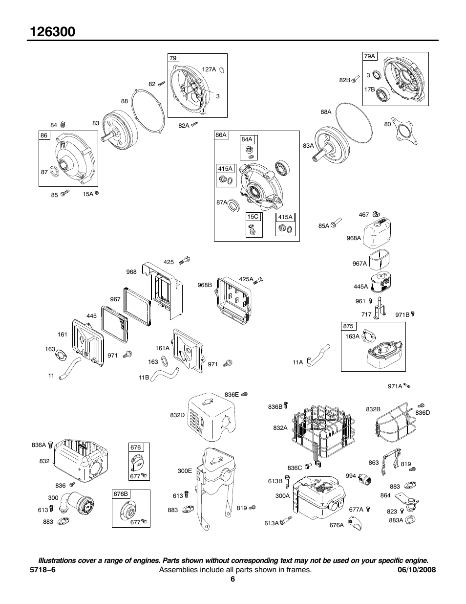 Briggs & Stratton 126300 User Manual | Page 6 / 13